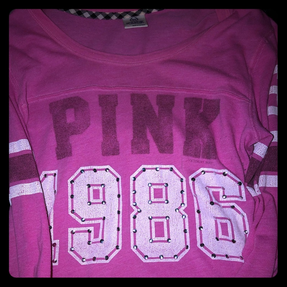 Victoria secret pink long sleeve t shirt